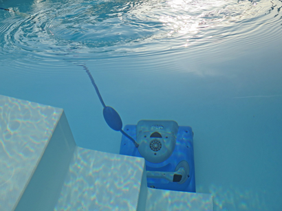 Cleaning tool in pool
